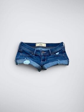 Hollister Ultra Low Rise Micro Denim Shorts